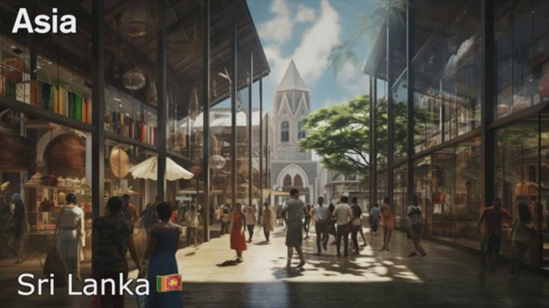 Asya ülkeleri gelecekte nasıl görünecek? İşte yapay zekaya göre Türkiye dahil 20. yüzyılda ülke manzaraları... 11